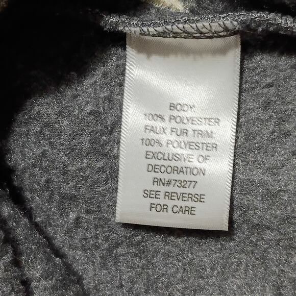 Croft & Barrow Women's Medium Polar Fleece Full-Zip Cardinals/Birds/Birch Jacket - Picture 9 of 10